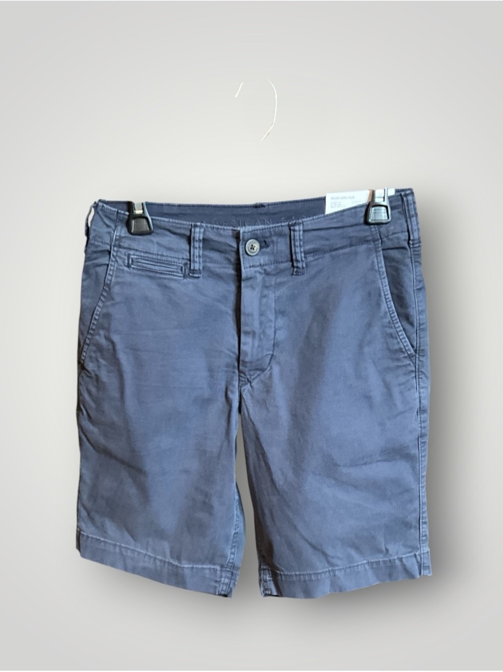 American Eagle Outfitters Navy Blue Flat Front Men's Shorts, size 28
